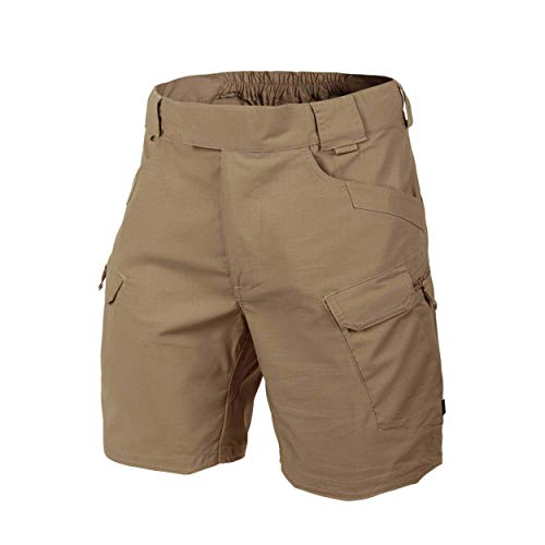 Helikon - Pantalones cortos para hombre 8.5" Marrón Medium