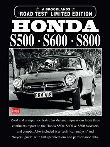 HONDA S500 S600 S800 LIMITED EDITiON