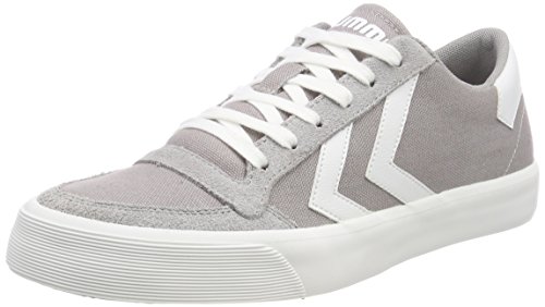 hummel Stadil RMX Low, Zapatillas Unisex Adulto, Gris (Grau/Weiß Grau/Weiß), 42 EU