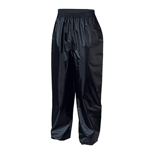 IXS Crazy EVO Lluvia Pantalones, Crazy, Negro, Extra-Large