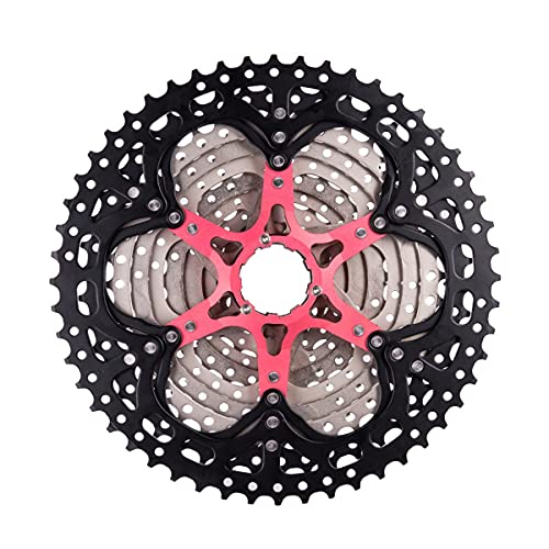 JenLn Rueda Libre de Bicicletas de montaña Lightweight 11 Speed ​​Cassette Mountain Bike 11-52T Flywheel Road Bicycle Cycling Freewheel Reemplazo Accesorios Súper Ligero