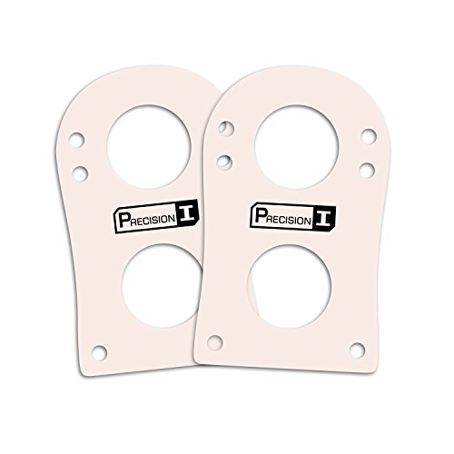 JUCKER HAWAII Longboard Skateboard Shock Pads Riserpads 3mm Silicone Blanco