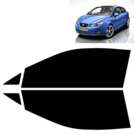 Láminas Solares para Tintar Las Lunas del Coche-Seat Ibiza 3-Puertas Compacto 2008-2013 Ventanas Laterales Delanteras (70% Ahumado Ultra Ligero)