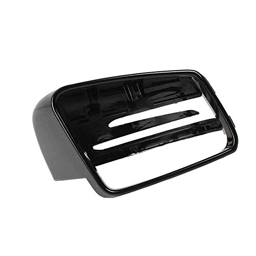 LBHUAJIA Adecuado, para Mercedes Benz Clase C Clase E Clase S Clase W204 W212 Espejo Retrovisor De Fibra De Carbono Negro Claro Carcasa De Espejo Retrovisor