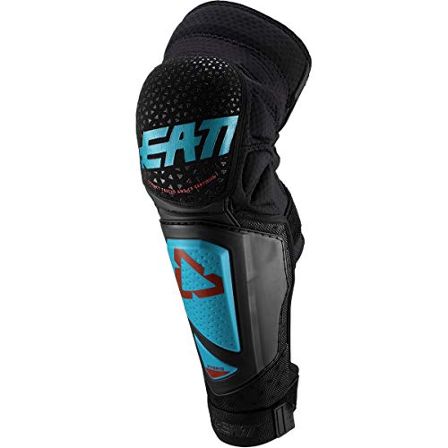 Leatt 3Df Hybrid Ext, rodillera y espinilleras Unisex – Adulto, Fuel/Black, S