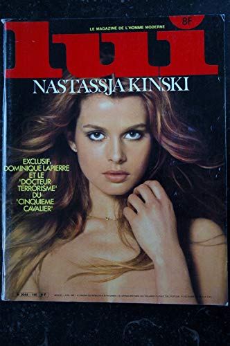 LUI 195 AVRIL 1980 COVER NASTASSJA KINSKI INTERVIEW ALEXANDRE SANGUINETTI DOMINIQUE LAPIERRE LANCIA DELTA HOVIV ASLAN