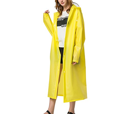 LYP-Rainwear Chubasquero Impermeable Rain Gear Chubasquero Adulto Hombres y Mujeres Largo Transparente Big Hat Solo Poncho Impermeable para Caminar al Aire Libre Ciclismo (Color : D, Tamaño : Metro)