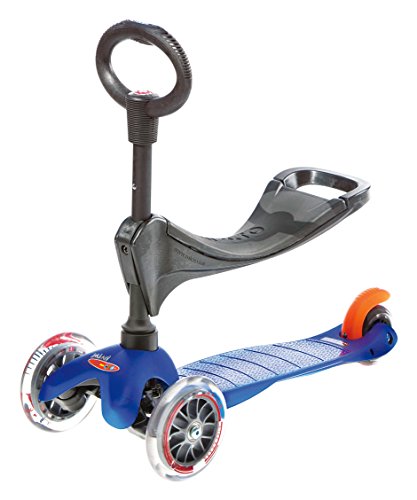 Micro Mobility Mini 3in1 - Scooters (Niños, Asphalt, Azul, Poliuretano)