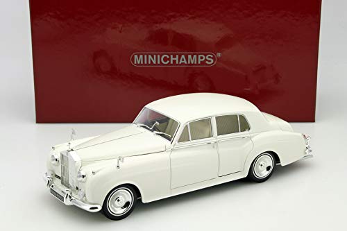 Minichamps 100134900 1:18 1960 Royce Silver Cloud - Rollos de Papel para Manualidades, Color Blanco