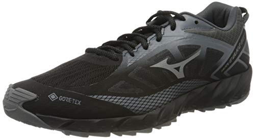 Mizuno Wave Ibuki 2 GTX, Zapatillas de Running para Asfalto Hombre, Negro Black Quiet Shade Dark Shadow 34, 39 EU