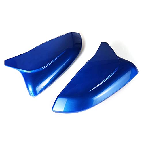 NADAENZU Cubierta De Espejo Retrovisor, para Honda para Civic 2016 2017 2018 2019 2020, Cubiertas De Espejo 2X, Reemplazo De La Cubierta De La Cubierta De La Puerta Lateral del Coche, Azul