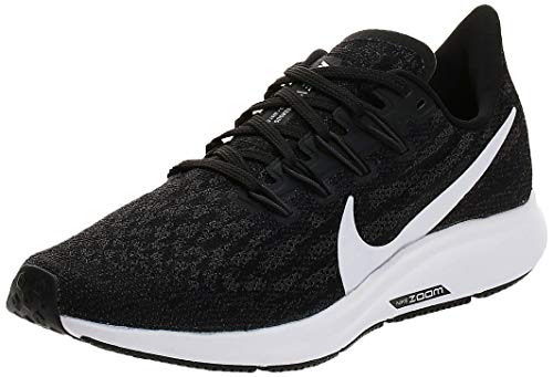 Nike Air Zoom Pegasus 36, Zapatillas de Running para Asfalto Mujer, Multicolor (Black/White/Thunder Grey 004), 39 EU