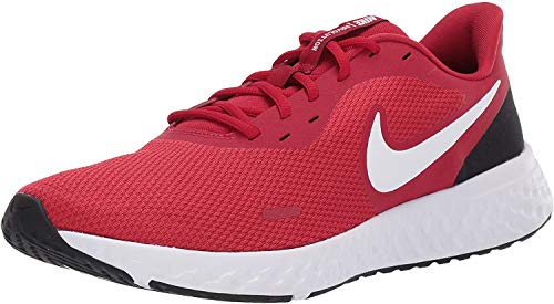 NIKE Revolution 5, Zapatillas de Correr Hombre, Gym Red/White/Black, 41 EU