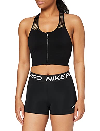 NIKE W NP 365 Short 3" Shorts, Womens, Black/(White), S