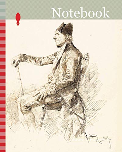 Notebook: Seated Man in Profile, 1869, Mariano José María Bernardo Fortuny y Carbó, Spanish, 1838-1874, Spain, Pen and brown ink on off-white wove paper