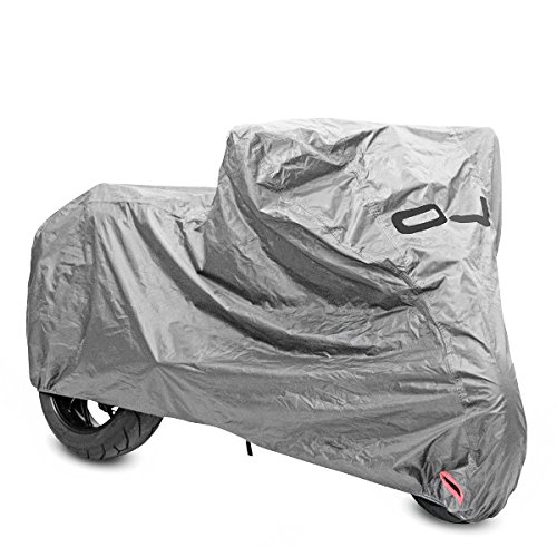 Oj - Funda de lona para moto o scooter, compatible con Honda SFX 50, impermeable y afelpada, color gris