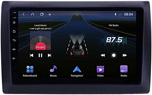 Pantalla táctil Completa de 9 Pulgadas Android 9.1 NAVEGACIÓN Multimedia para FIAT STILO 2010, RDS FM Am CUCHE REDION con Sistema GPS, admite USB DSP, etc, 8 núcleo, 4G + WiFi: 2 + 32GB