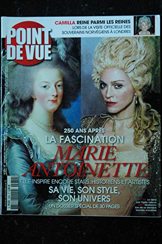 POINT DE VUE 2989 2005 NOVEMBRE COVER MADONNA MARIE ANTOINETTE + DOUBLE PAGE