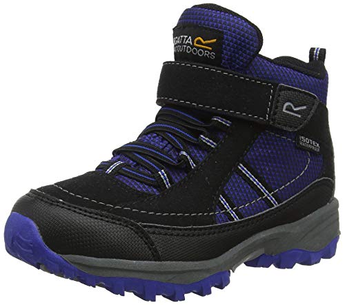 Regatta Trailspace Ii Mid, Zapatos de Low Rise Senderismo Niñas, Azul (Surfspry/blk), 32 EU