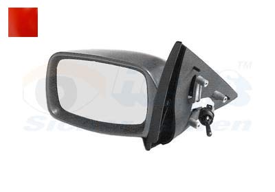 Retrovisor derecho rojo para Ford Orion 8/90 hasta 96