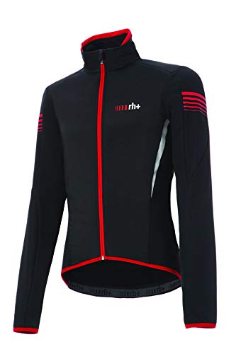 rh+ - Logo Alfa Padded Jacket, Apparel Bike Jacket Hombre, Hombre, ICU0570 930S, Black-Red, S