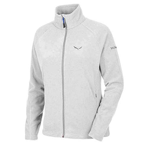 SALEWA Rainbow 3 Pl W FZ Chaqueta, Mujer, Blanco (Snow / 0300), 52/46