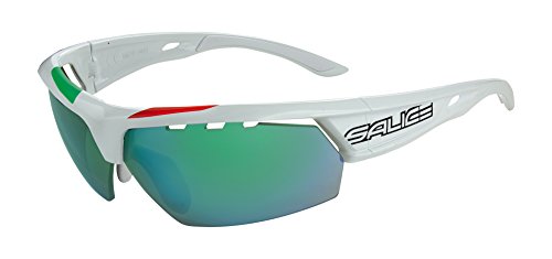 Salice 005ITARW - Gafas de Ciclismo, Color Blanco, Talla única