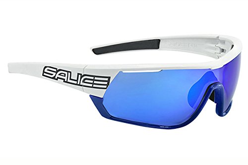 Salice 016 CRX – Gafas de Sol Unisex, Color Blanco/Azul