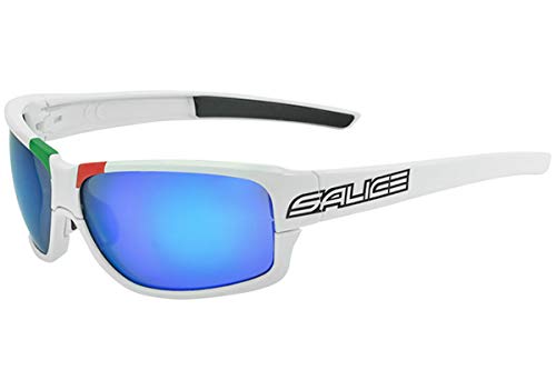 Salice 017 CRX – Gafas de Sol Unisex, Color Blanco/Azul