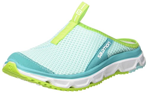 Salomon Rx Slide 3.0 W, Zapatillas de Trail Running Mujer,Aruba Blue/White/Lime Green, 36 2/3