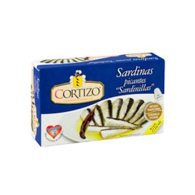 Sardinillas Picantes Cortizo 7/10 - PACK 10 UND - 90gr x 10