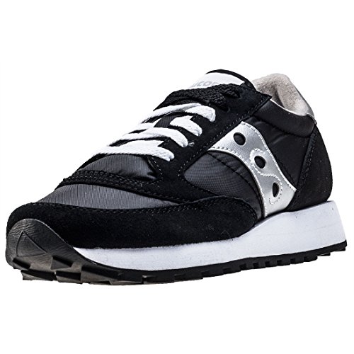 Saucony Jazz Original-W, Zapatillas Mujer, Negro (Black/Silver), 37 EU