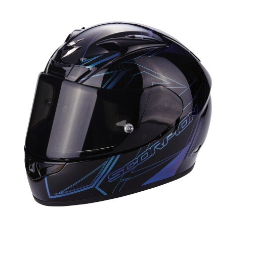 Scorpion Casco Moto EXO-710 AIR Line, Black/Chameleon, M