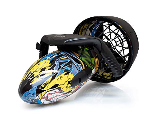 SeaScooter - Patinete sumergible (300 W, hasta 6 km/h, estilo graffiti rápido)