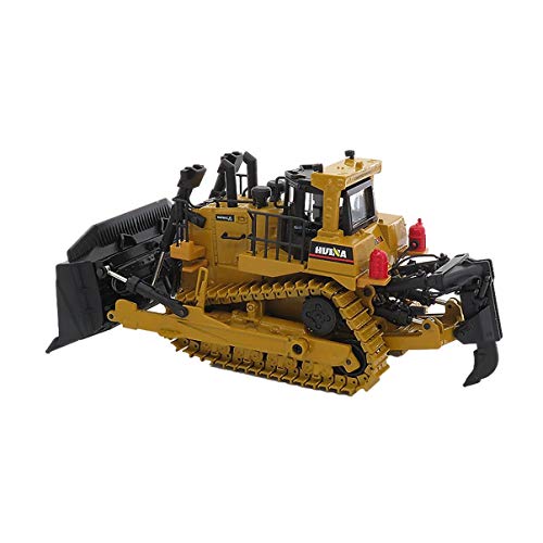 SJT Alloy Ingeniería Modelo de vehículos de Doble vía Crawler Bulldozer Ripper Ingeniería Vehículo Juguete Caterpillar D9T Adornos