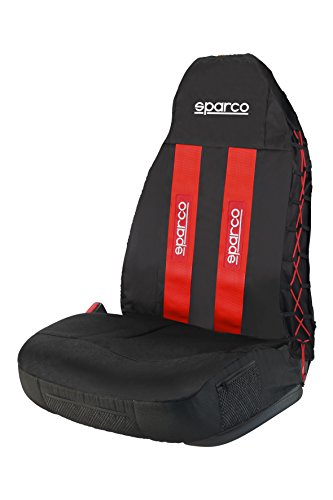 Sparco SPC1020RS Funda Individual Roja, Rojo