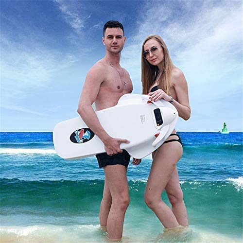 SSeir Tabla de Surf eléctrica para inmersiones Poco Profundas, Scooter Submarino, Scooter de Surf de Surf, Velocidad de rotación de 4 Niveles, patineta eléctrica de Surf de Agua, para Nadar/Surfear