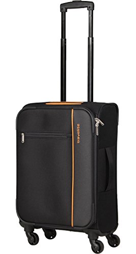 Travelite Portofino Maleta de cabina a 4 ruedas 55 cm grün anthrazit orange