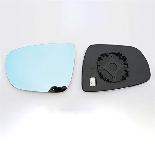 XUNGED Retrovisor lateral Espejo climatizado Lente de cristal azul Ajuste for 2013-2019 KIA K3 K4 CARENS FORTE Vista de gran angular Anti Glare Door Mirror Car Styling (Color : Carens no heated)