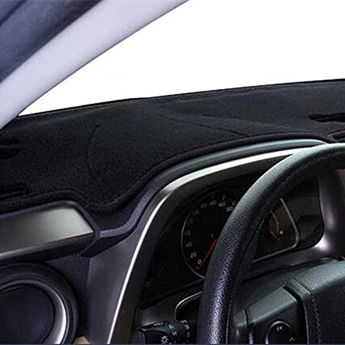 YOUYOUNX Cubierta Interior para salpicadero de Coche, Capa para salpicadero, Apta para Ford Fusion/Mondeo 2013 2014 2015 2016 2017 2018 2019-Negro