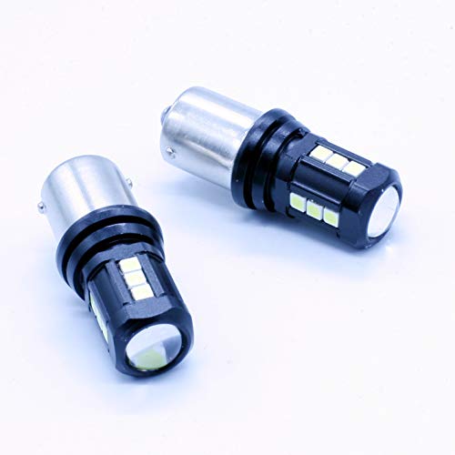 2x BOMBILLAS LED LUCES DIURNAS DRL BA15S P21W LENTE SEAT LEON 1 2 3 I II III 6000K PREMIUM