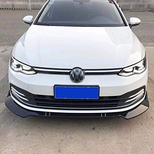 3 uds ABS coche parachoques delantero divisor labio Spoiler difusor protector embellecedor para VW para Golf 8 MK8 R-Line 2020 2021 Kit de carrocería