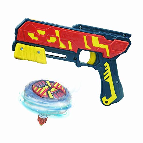 3T6B Peonzas con Launcher, Gyro Burst Top Starter con Spinning Top Conjunto, Nuevo Spinner con Turbo Burst Lanzador, Niños Peonzas Juguetes