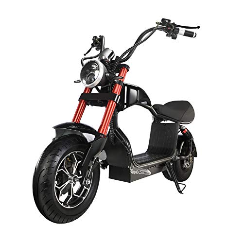 4MOVE Scooter eléctrico para Adultos 48v 800w E Scooter con Tablero LCD y Sistema de Freno de Disco Delantero y Trasero