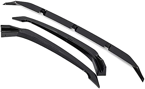 ABS Coche Parachoques Alerón Delantero Labio Spoiler para Hyundai Elantra 2017 2018, Choque Splitter Difusor Del Cubierta Proteccion Kit Carrocería