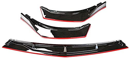 ABS Coche Parachoques Alerón Delantero Labio Spoiler para MG 6 2020, Choque Splitter Difusor Del Cubierta Proteccion Kit Carrocería