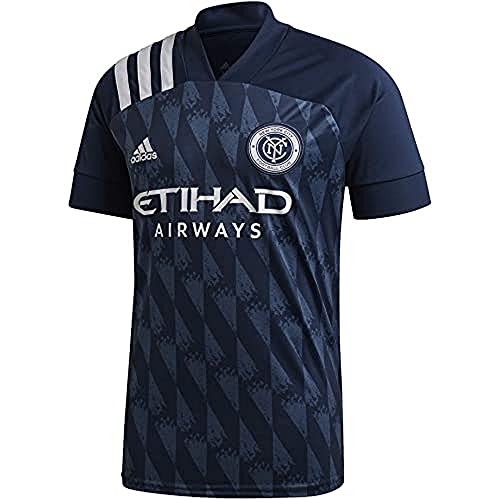 adidas New York City FC Temporada 2020/21 Camiseta Segunda equipación, Unisex, Azul, M