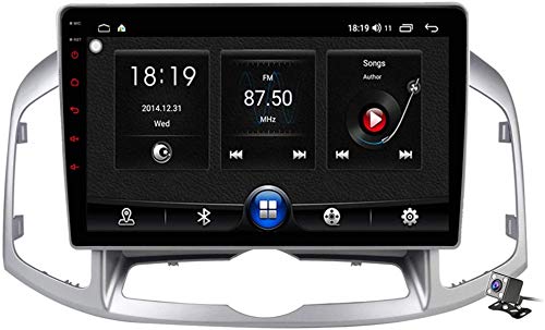 Android 10 10.1 Pulgadas Estéreo Multimedia GPS Navegación para Chevrolet Captiva 2011-2017 con FM RDS AUTORADIO, Soporta DSP/BT Mano Libre/Volante/Carplay Auto