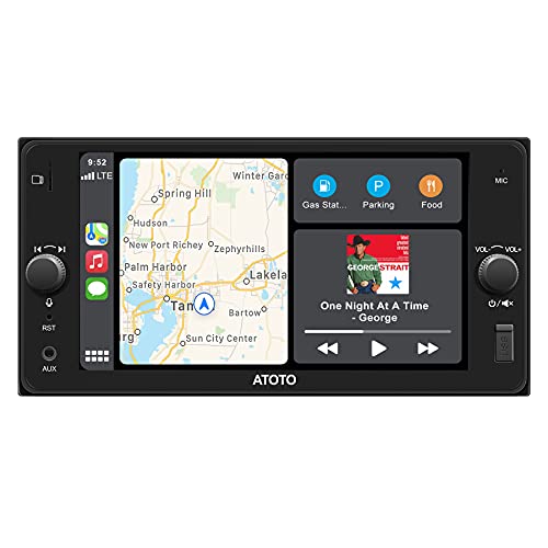 ATOTO F7 SE Sistemas de vídeo Integrado para salpicadero, para Modelos Toyota seleccionados-Receptor automático F7TYC7SE CarPlay y Android,Bluetooth,Carga de teléfono,MirrorLink,(7 Pulgadas WUDH07D)