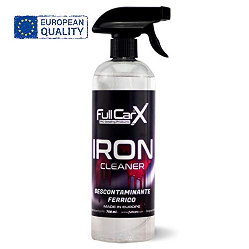 AutoFullCar- DESCONTAMINANTE FERRICO FullCarX by Full Dip FCX109 Limpia Llantas Extremo DESCONTAMINANTE CARROCERÍA 750 ml